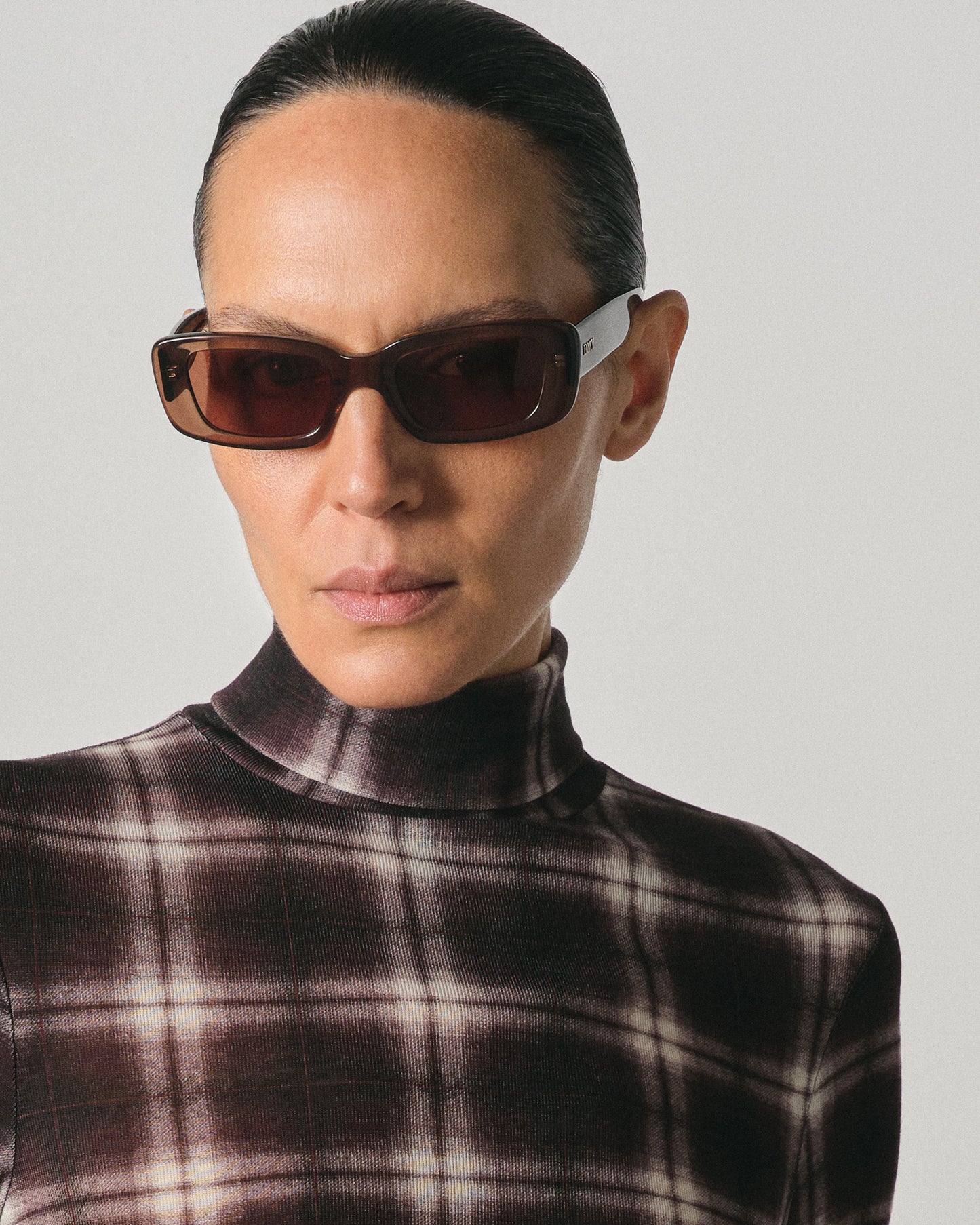 Preston Transparent Brown Sunglasses