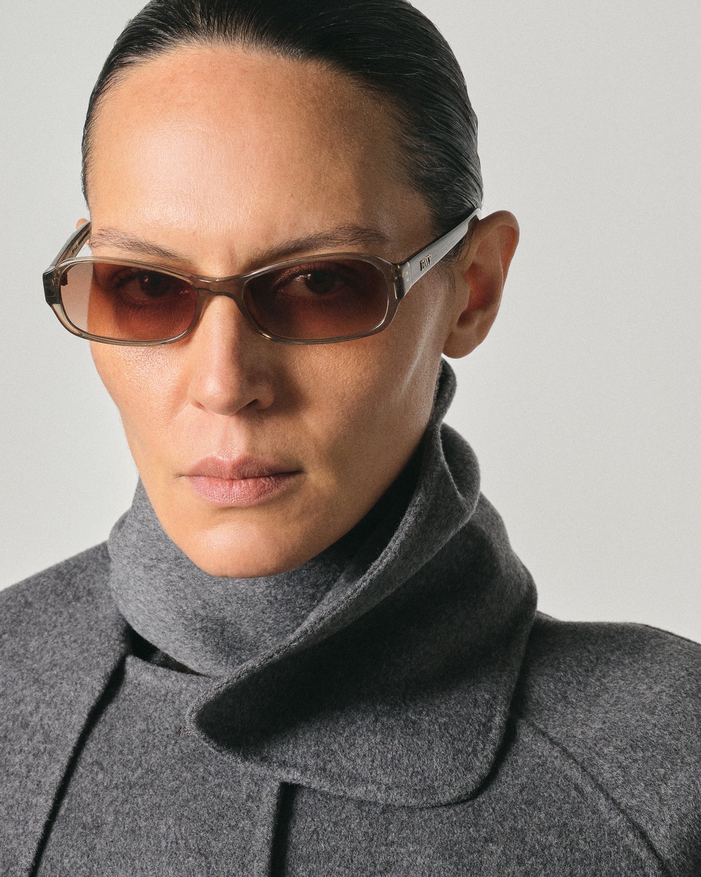 Juno Transparent Oyster Sunglasses