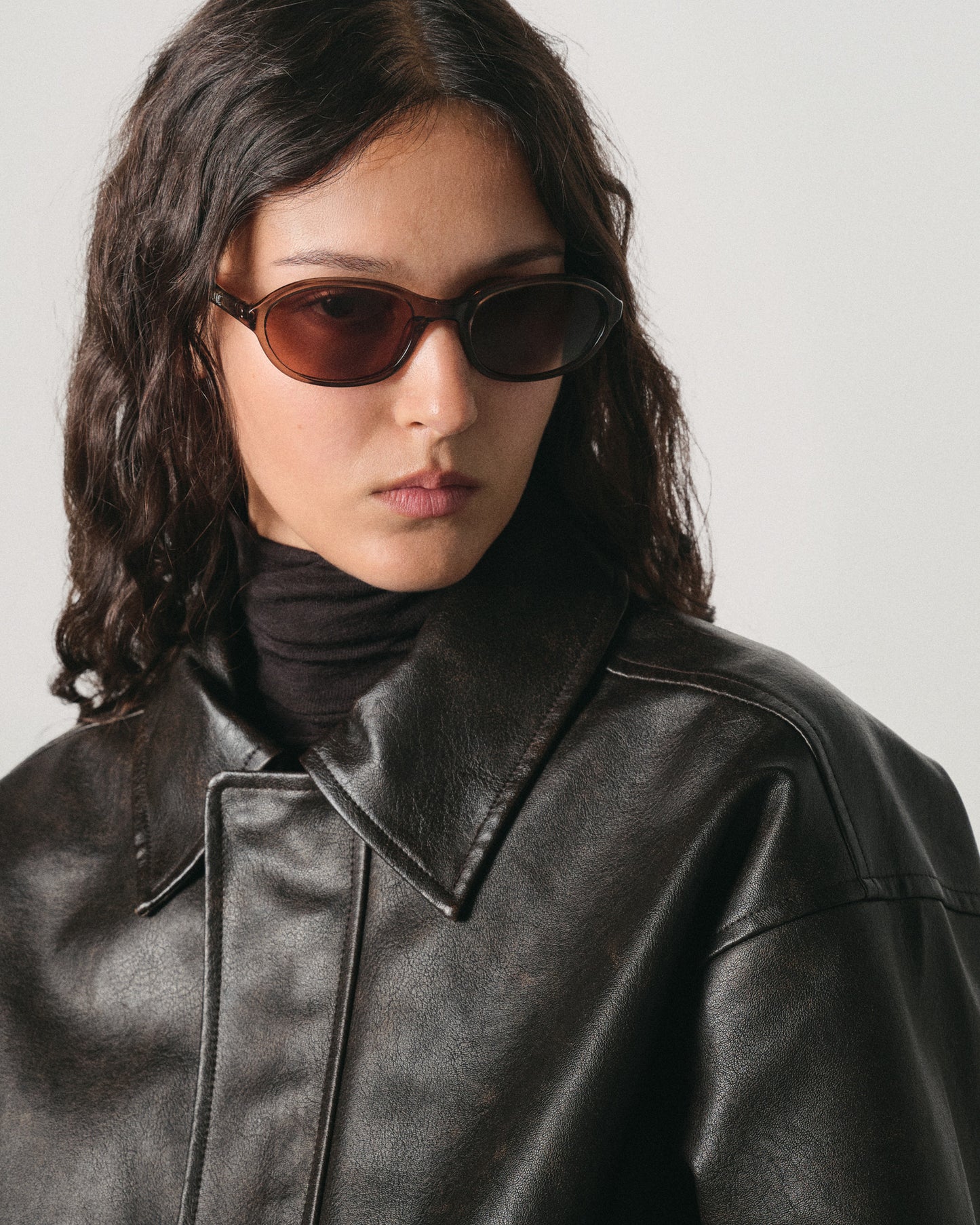 Bibi Transparent Brown Sunglasses