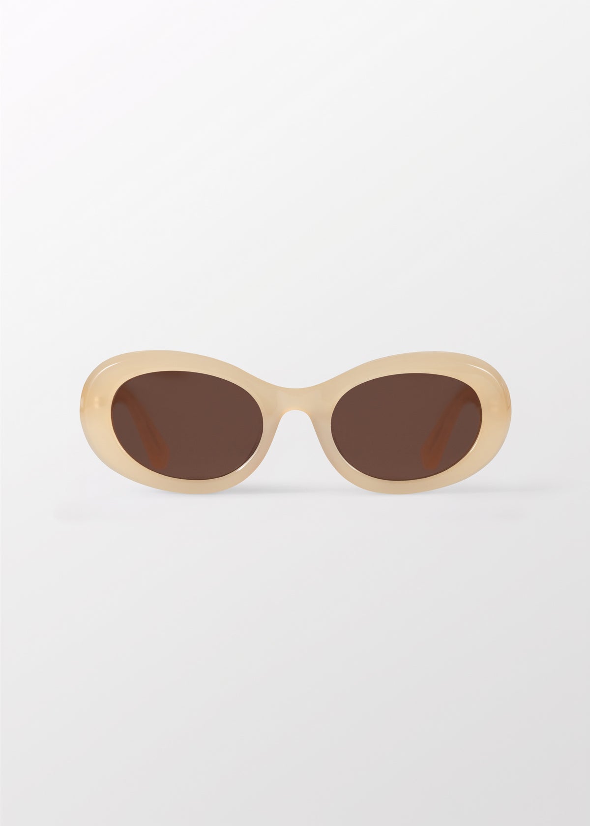 Camille Milky Beige Sunglasses