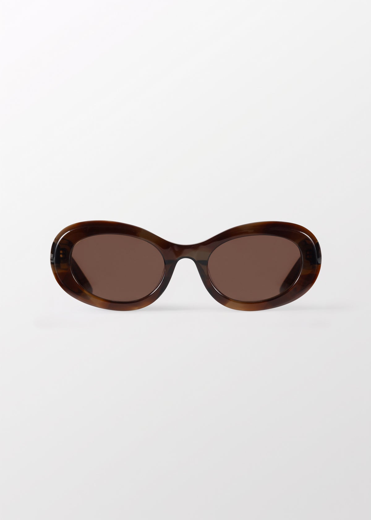Camille Mottled Brown Sunglasses