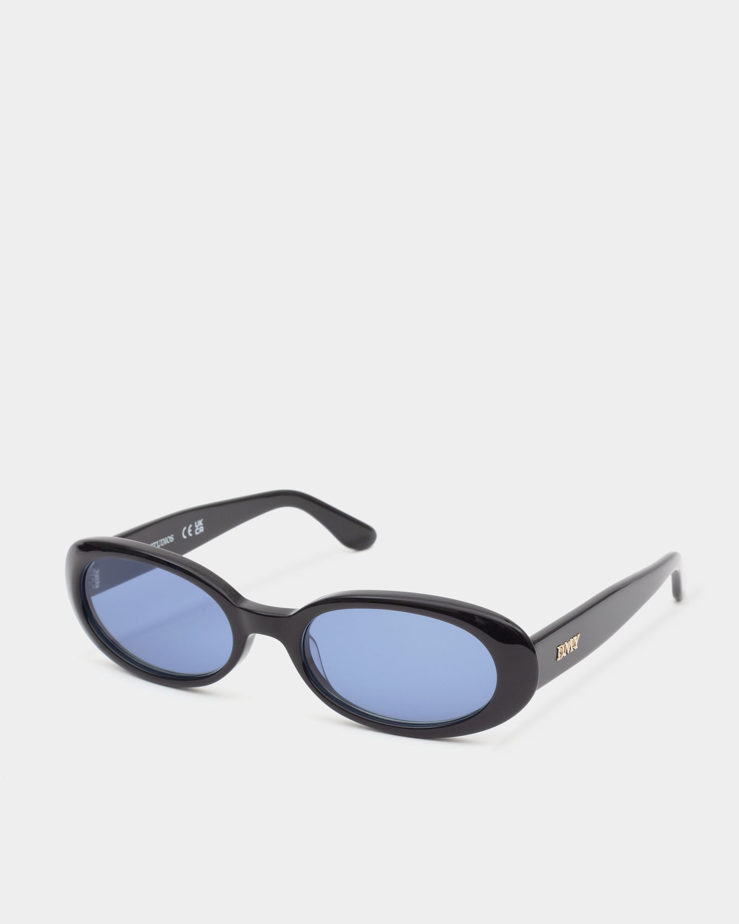 Valentina Black/Blue Lens Sunglasses