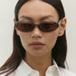 Valentina Transparent Brown Sunglasses