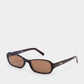 Juno Burgundy Sunglasses