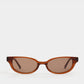 Romi Transparent Rust Sunglasses