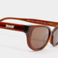 Romi Transparent Rust Sunglasses