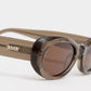 Naomi Transparent Olive Sunglasses