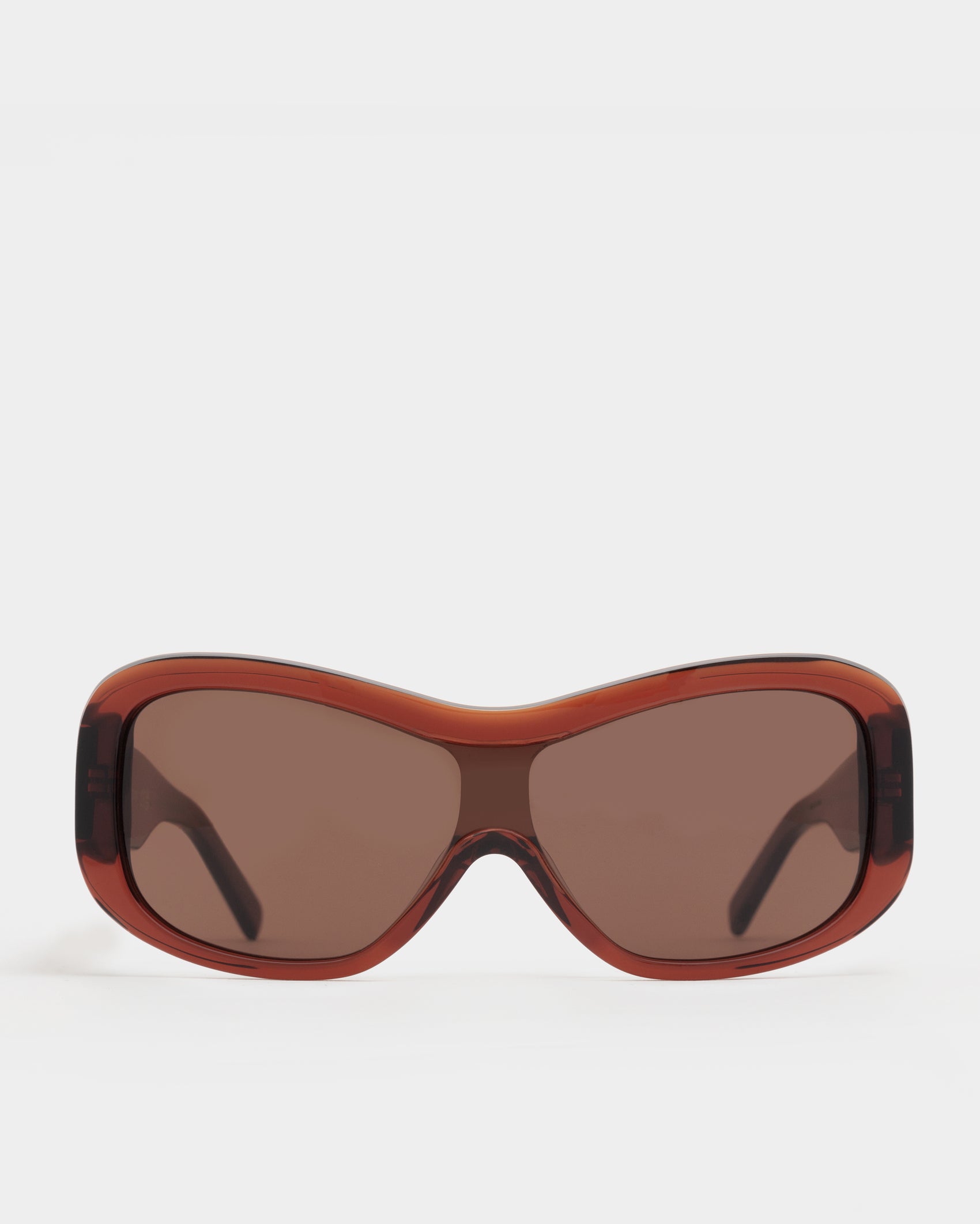 Nina Transparent Rust Sunglasses
