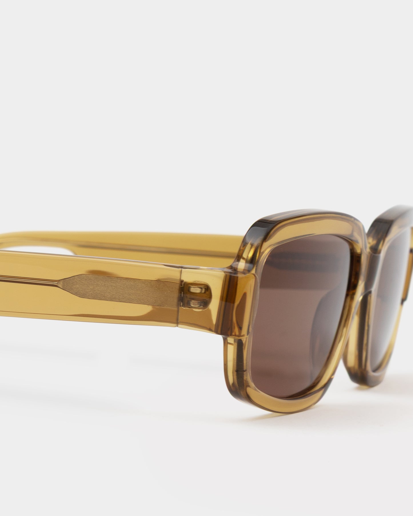 Sylvia Transparent Gold Sunglasses