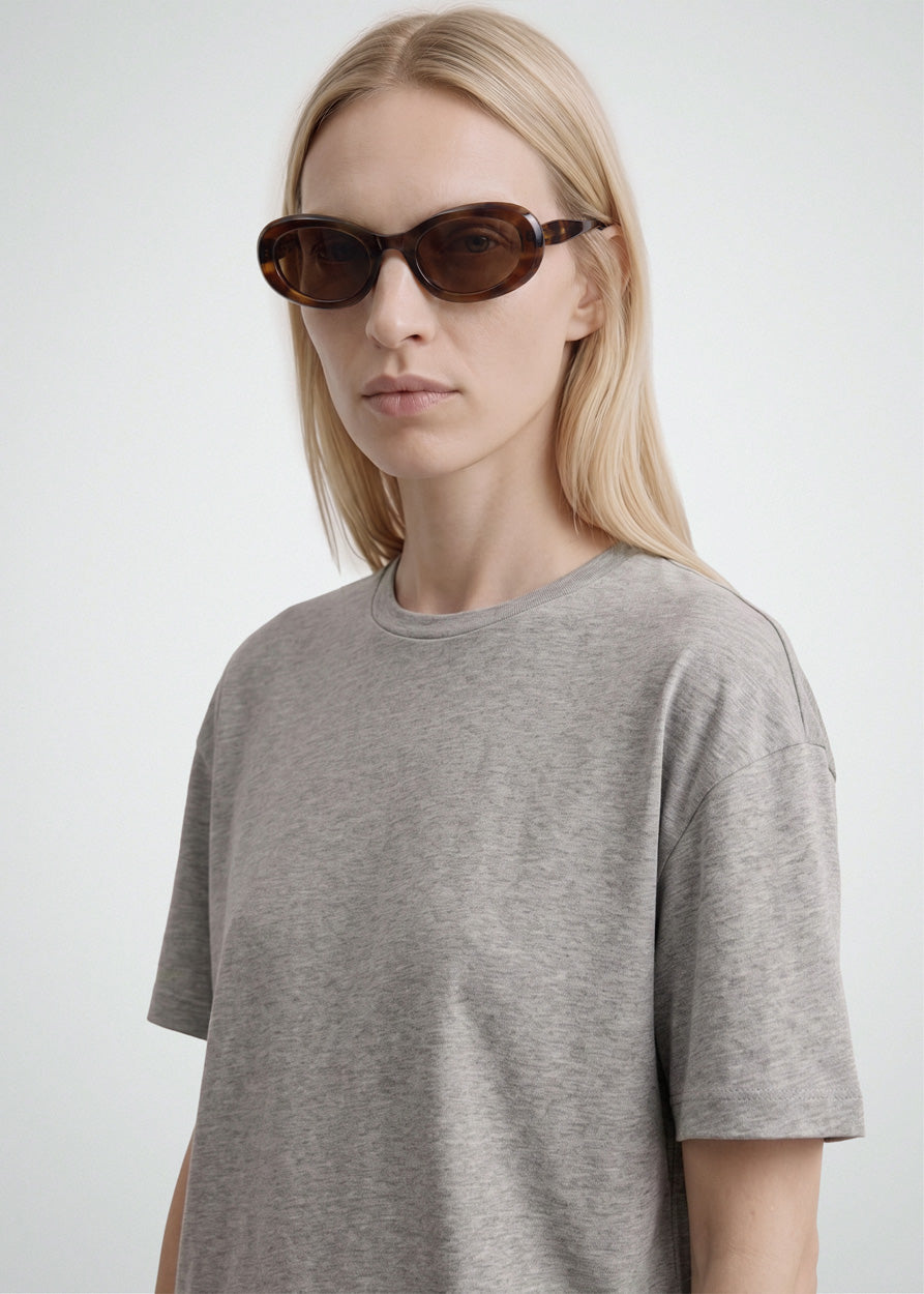 Camille Mottled Brown Sunglasses