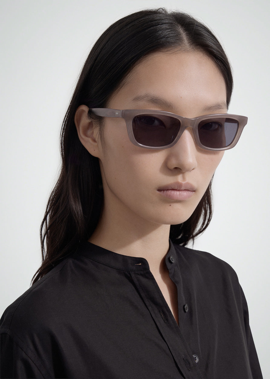 Ines Milky Grey Sunglasses