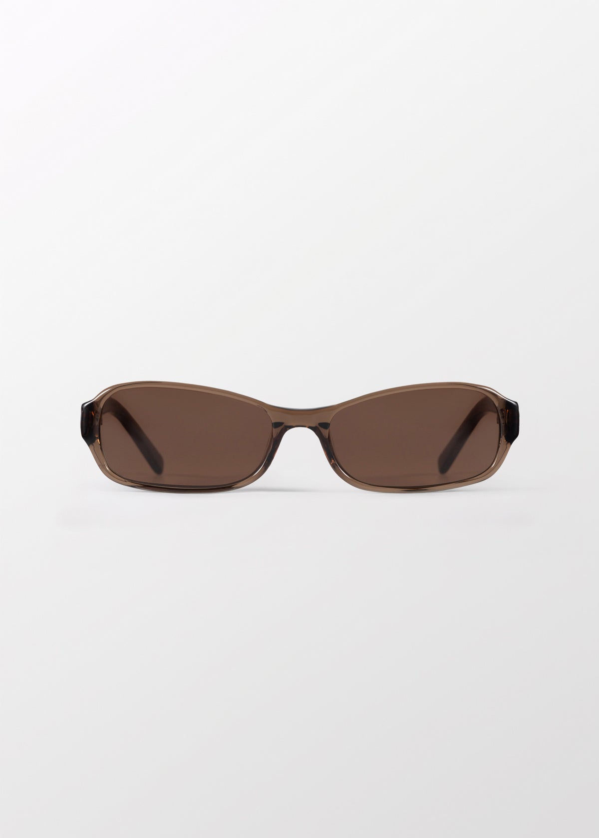 Juno Transparent Brown Sunglasses