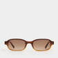 Margot Gradient Brown Sunglasses