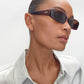 Billy Transparent Brown Sunglasses