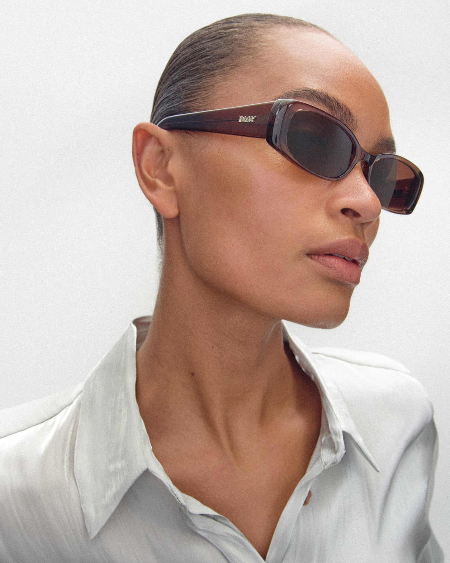 Billy Transparent Brown Sunglasses