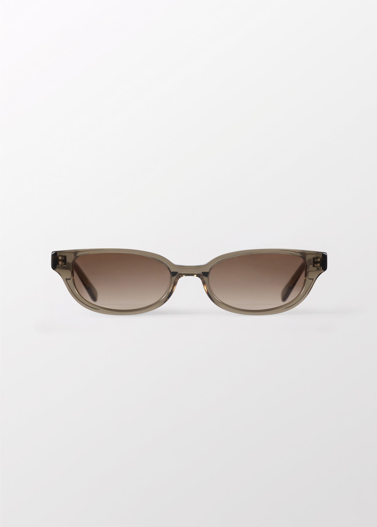 Romi Transparent Olive Sunglasses