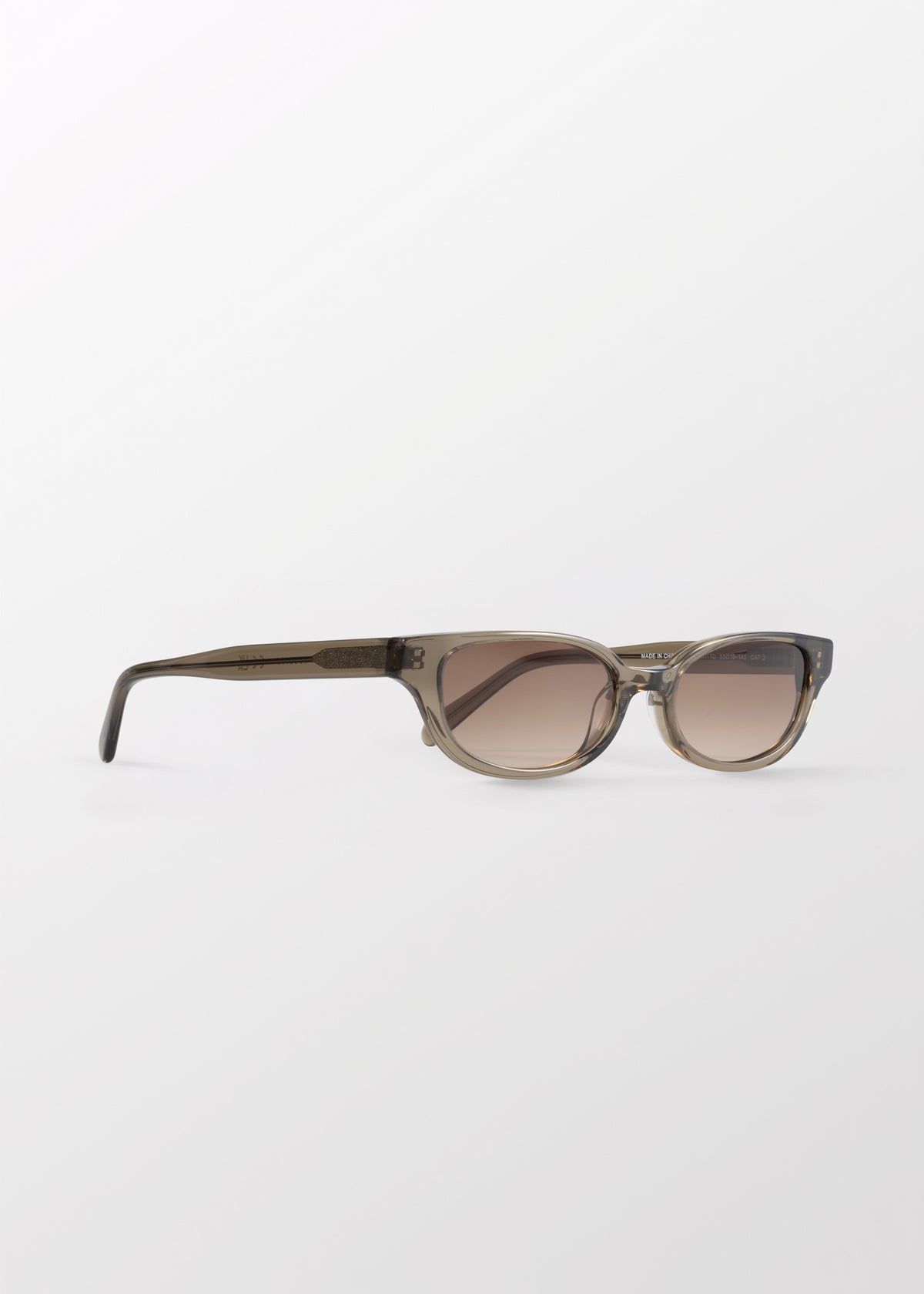 Romi Transparent Olive Sunglasses