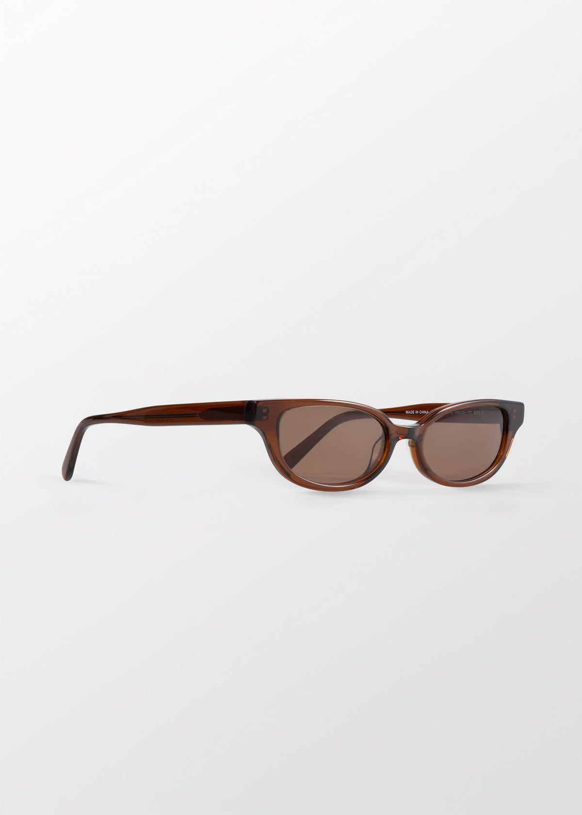 Romi Transparent Rust Sunglasses