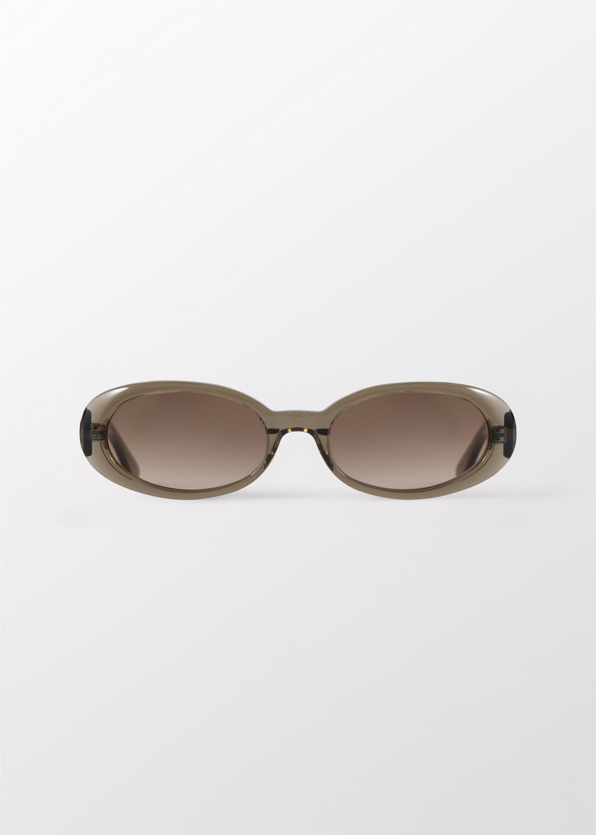 Valentina Transparent Olive Sunglasses